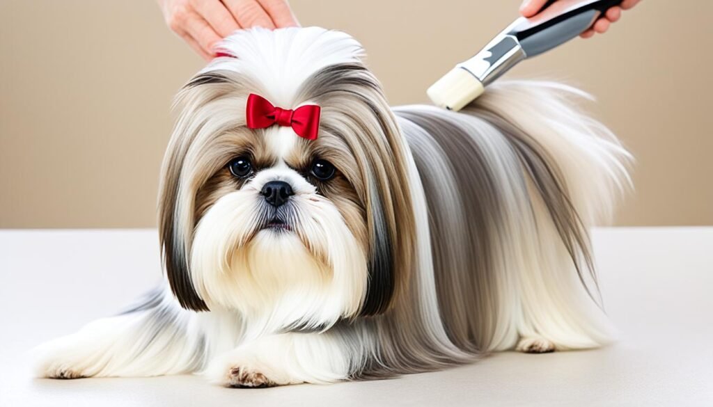 Shih Tzu coat care